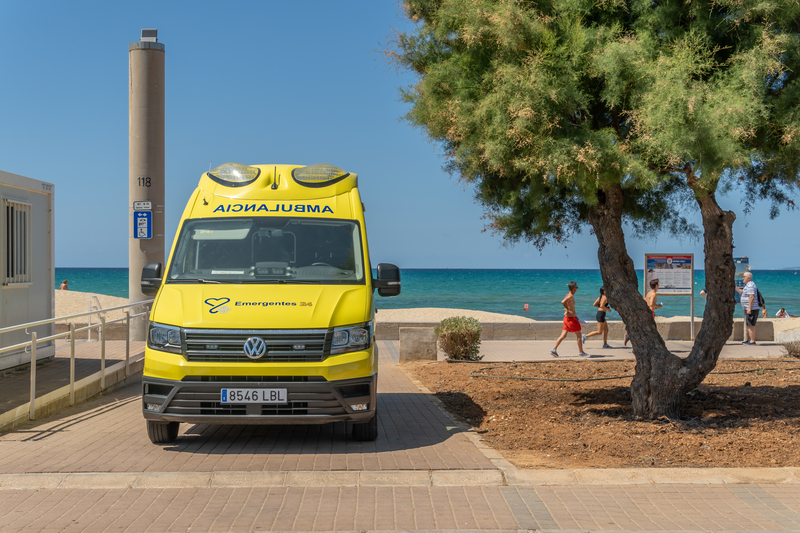 Krankenwagen Playa de Palma Mallorca